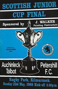 Scottish Junior Cup Finals 1980-1989